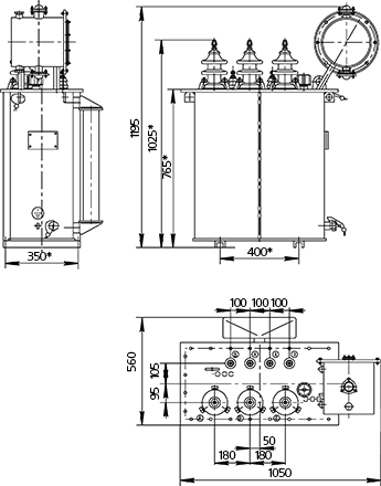 Трансформатор типа ТМ 63/10 (6)